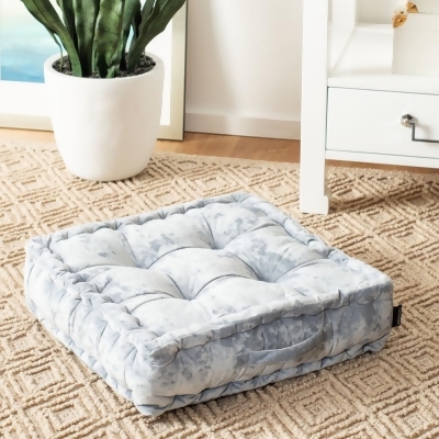 Safavieh FLP1001C Belia Floor Pillow, Light Grey 