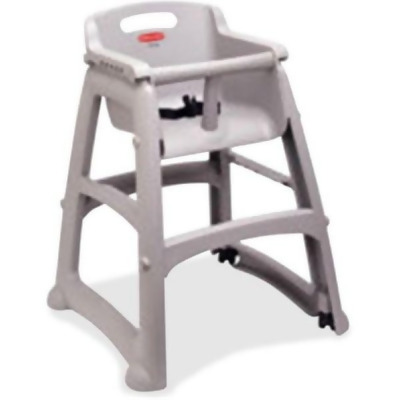 Rubbermaid RCP780608PLAT Sturdy Youth High Chair, Platinum 