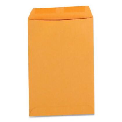 Universal Office Products UNV42200 6 x 9 in. Self-Stick Open-End Catalog Envelope, Brown Kraft - 100 per Box