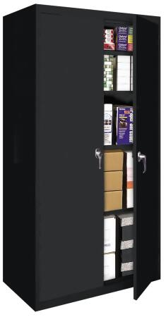 Steel Cabinets USA FS-42-RED Fixed Shelf Storage Center - Red, 42 x 18 x 72 in. 