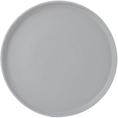 Tuxton VGAS106 10.75 in. Straight Side Plate, Matte Gray 