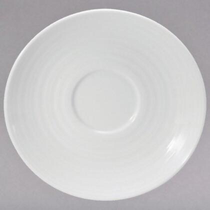 Oneida R4570000505 4.06 in. Botticelli Porcelain Saucer, Bright White 