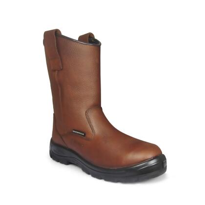 S Fellas by Genuine Grip 6451-13 Men Orion Composite Toe Safety Work Boot, Brown - Size 13
