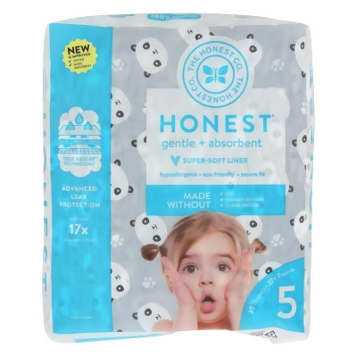 The Honest 2303014 5 Diapers Size 5 Pandas, 20 Count 