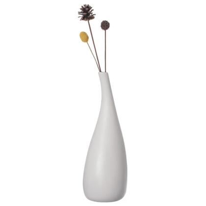 Uniquewise Contemporary White Ceramic Unique Shaped Flower Table