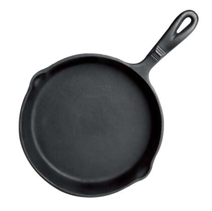 StarCrafts PS175 10.5 in. Pre-Seasoned Non-Stick Cast Iron Skillet, Black