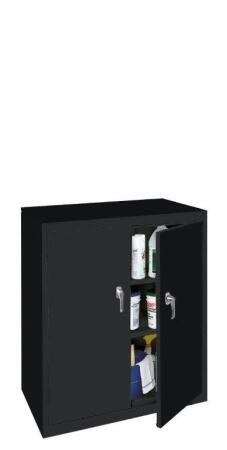 Steel Cabinets USA BL-363-WAL Counter High Cabinet with 1 Fixed Shelf - Walnut, 36 x 18 x 42 in. 