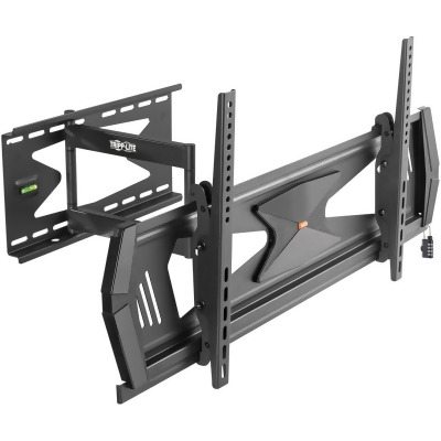 Tripp Lite TRL-DWMSC3780MUL Heavy-Duty Full-Motion Security TV Wall Mount for Flat or Curved TVs, Black - 37 to 80 in. 