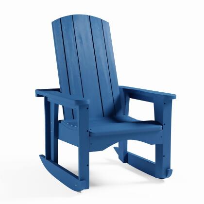 Uwharrie Chair S412-075 Irving Wood Rocker Lounge Chair, Golden Mustard Pine - 31 x 31.5 x 44.5 in. 