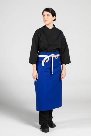 Uncommon Threads 3119-C7W4 31 x 33 in. Marvel Bistro Canvas Apron with Natural Webbing, Deep Royal 