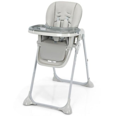 Total Tactic BB5580HS Baby Convertible High Chair with Wheels, Gray 