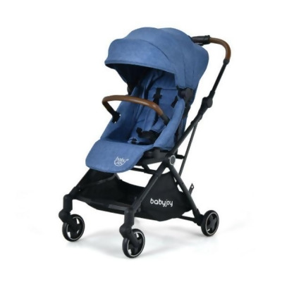 Total Tactic BC10017BL 2-in-1 Convertible Aluminum Baby Stroller with Adjustable Canopy, Blue 
