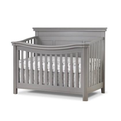 Sorelle 105-WG Finley Lux Flat Top Crib, Weathered Gray