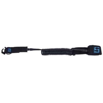 SurfStow 50124 Surfstow Sup Leash Coiled Calf, Black - 10 ft. 