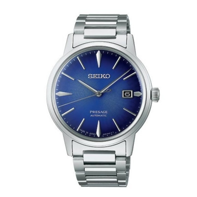 Seiko Clocks SRPJ13 39.5 mm Men Automatic Watch, Blue 