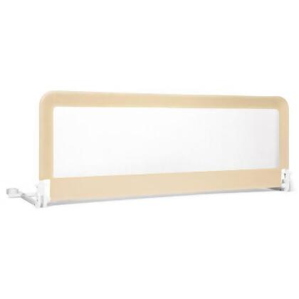 Total Tactic BB0486BE 59 in. Folding Breathable Baby Bed Rail Guard with Safety Strap, Beige