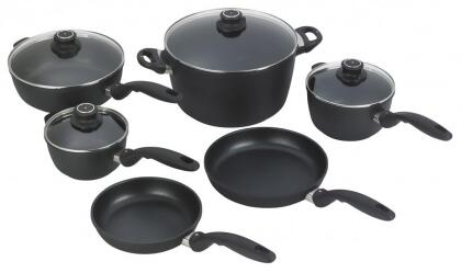 Swiss Diamond XDSET6010 XD Kitchen Kit Cookware Set, Black - 10 Piece 