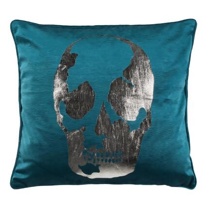 Safavieh PLS7062A-2020 20 x 20 in. Romey Skull Pillow, Green 