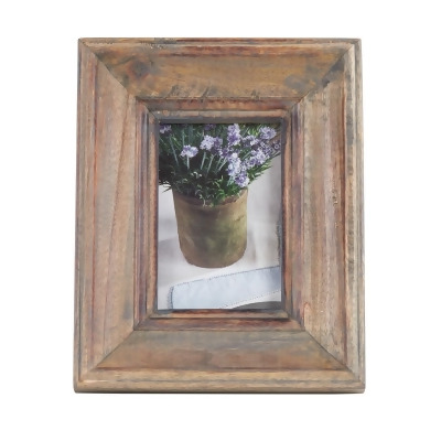 Saro Lifestyle PF285.N57 5 x 7 in. Distressed Bone Picture Frame, Natural 