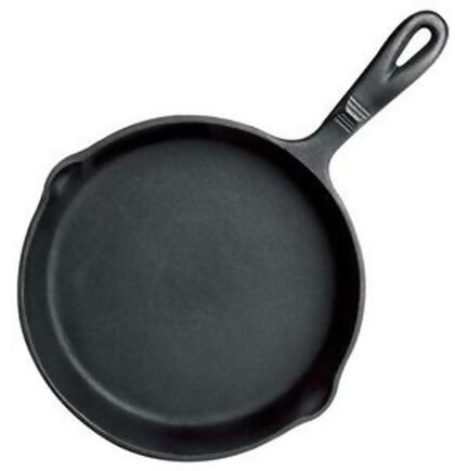 StarCrafts PS182 8 in. Pre-Seasoned Non-Stick Cast Iron Skillet, Black