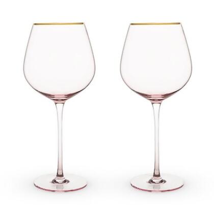 Tickle Me Pink Colored Colored Wine Glass Set of 2 - Shop Now – glasshauseco