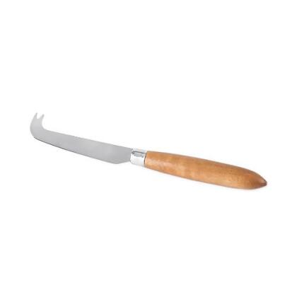 Twine 6679 4.25 in. Rustic Farmhouse Hard Cheese Knife, Natural 