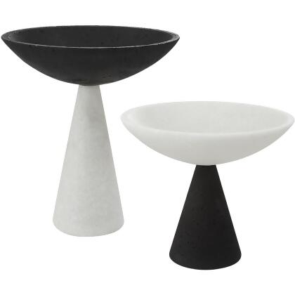 Uttermost 18012 Antithesis Marble Bowls, Set of 2 