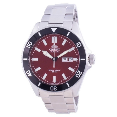 Orient RA-AA0915R19B Sports Diver Red Dial Automatic 200M Men Watch, Black 