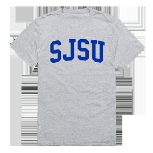 W Republic Products 500-173-Hgy-05 San Jose State University Game Day Tee, Heather Grey - 2Xl - All