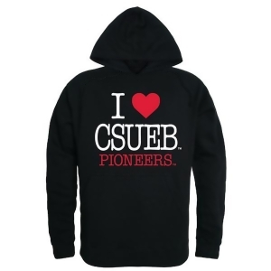 W Republic Products 553-205-Blk-03 California State University, East Bay I Love Hoodie, Black - Large - All