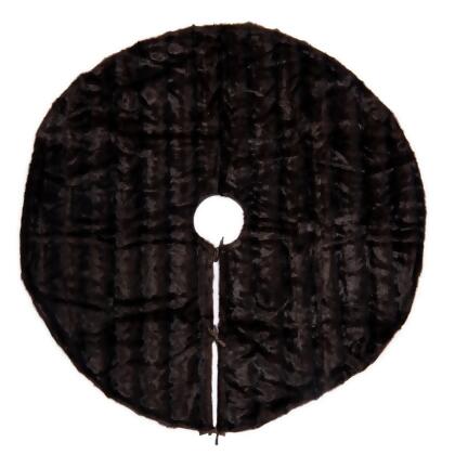 Vickerman QTX21721 72 in. Cocoa Mink Faux Fur Tree Skirt, Brown 