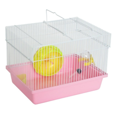 YML AH166PK Single Story Dwarf Hamster Cage, Pink 