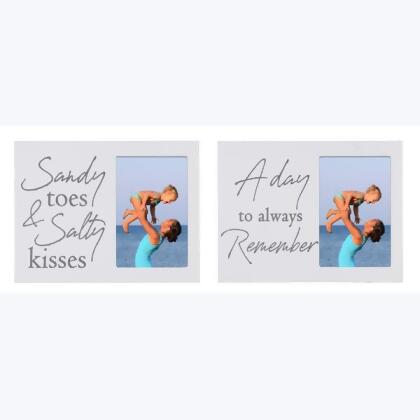 Youngs 62305 Wood Nautical Picture Frame, 2 Assorted Color 