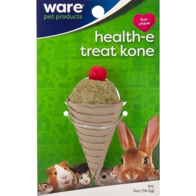 Ware Manufacturing 10405 Health-E Treat Kone Small Animal Chew, Tan 