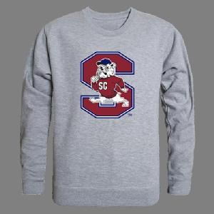 W Republic Products 508-384-Hgy-04 College Crewneck, South Carolina State, Heather Grey - Extra Large - All