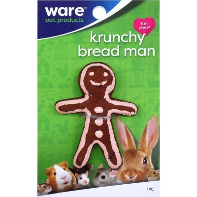 Ware Manufacturing 13091 Natural Critter Ware Krunchy Bread Man Chew, 