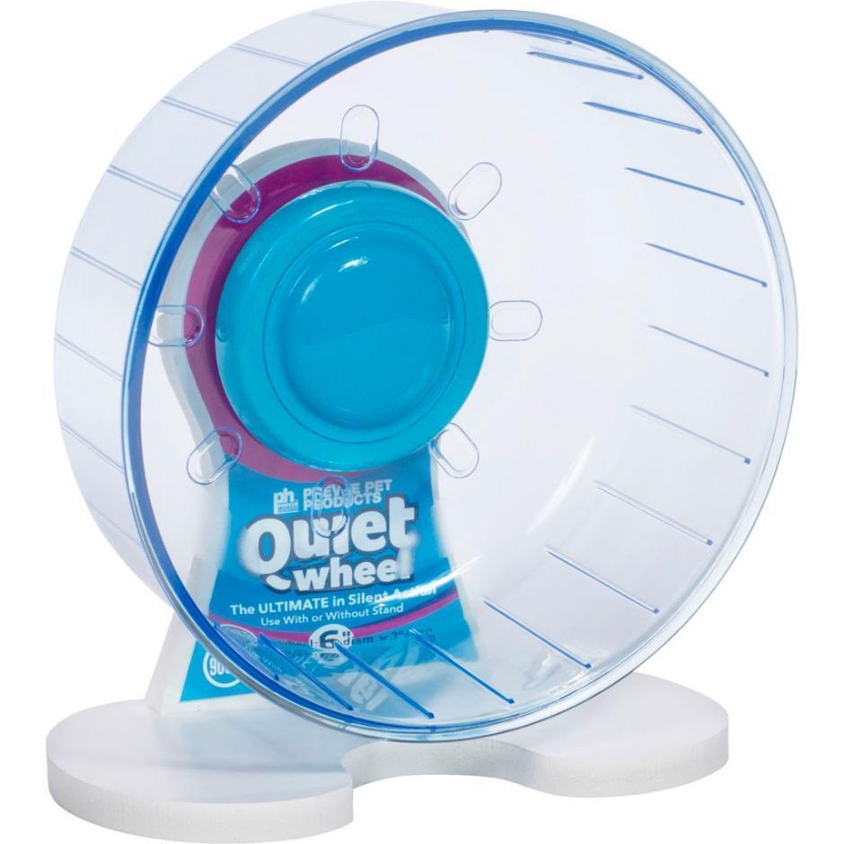 Prevue Pet Products 90016 6 in. Quiet Exercise Wheel, Blue Tint