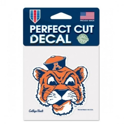 Wincraft 3208567182 Auburn Tigers Perfect Cut Decal, College Vault Design - 4 x 4 in. 
