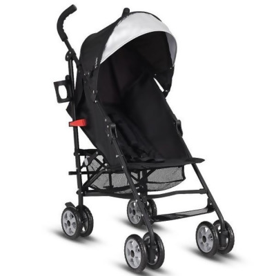 Costway BB4880BK Folding Lightweight Baby Toddler Umbrella Travel Stroller, Black 