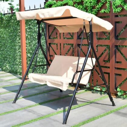 Costway loveseat patio online canopy swing