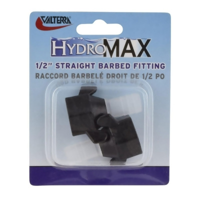 Valterra V46-P25205VP Hydro Max Accessory, 0.5 in. Straight Barbed Fitting - Carded 