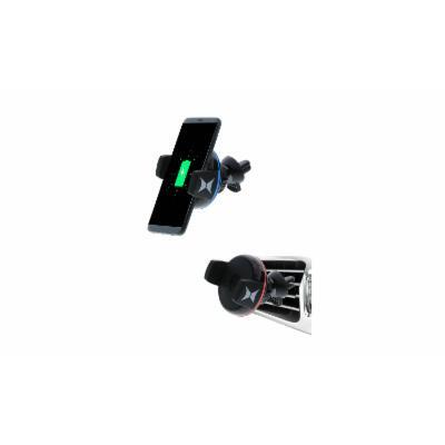Xtreme XWC81004QIB Qi Fast Wireless Car Charger Vent Mount Phone Holder, Black