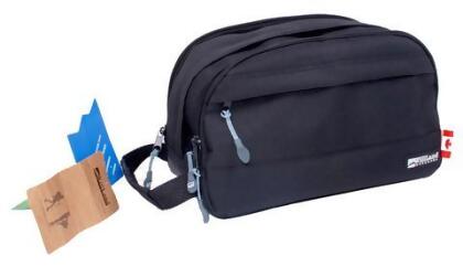 WillLand Outdoors B60742 18 x 30 x 13 cm Toiletry Bag, Black 