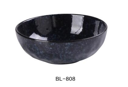 Yanco BL-808 30 oz Blue Star Noodle Bowl, Blue - 8 x 2.5 in. - Pack of 12 