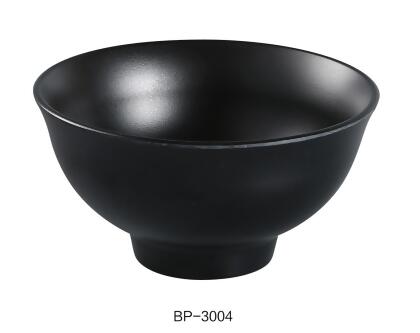 Yanco BP-3004 Black Pearl-2 Rice Bowl, Black - 7 oz - Pack of 48 