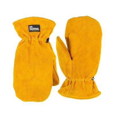 Berne GLV95GLD400 Sherpa Lined Mitten Gloves, Gold - Medium 