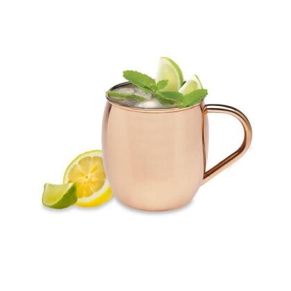 Godinger 19429 20 oz Moscow Mule All Copper Mug, Set of 4 