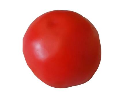 Panda Superstore PS-HOM14087391-NIKI00101 Glamorous Manmade Kitchen Table Decoration Tomato Fruit, Red - 3.1 in. - Set of 4 