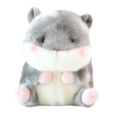 Panda Superstore PS-TOY166461011-DORIS02105-RP 7 in. Hamster Stuffed Animal Plush Cushion Sofa Bed Decoration, Gray 