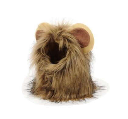 Panda Superstore PS-PET2975320011-JOE00923 Lovely Funny the Lion Shape Hat for Pets, Multi Color 